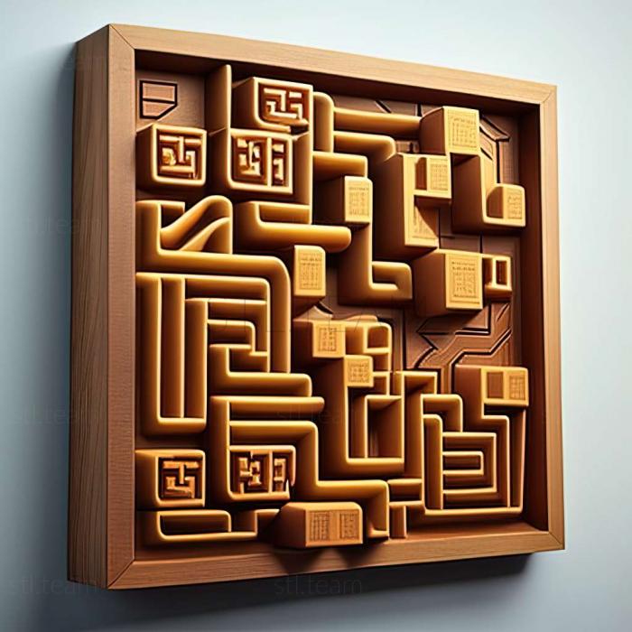 3D model Tetris game (STL)